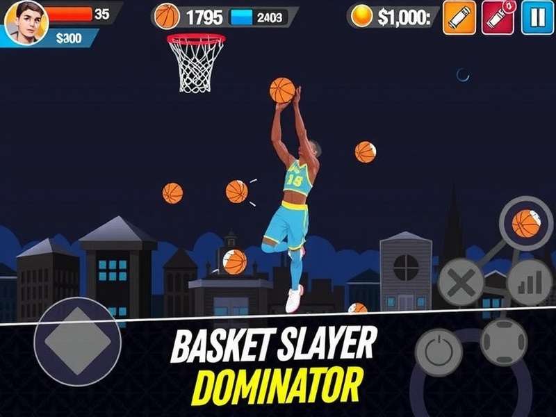 Intense basketball action in Basket Slayer Dominator Basket Slayer Dominator Gameplay Screenshot